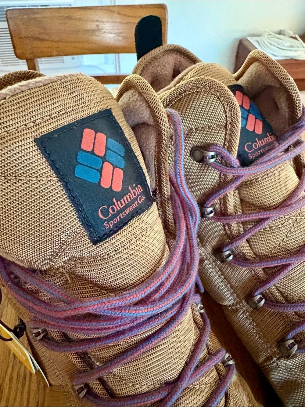 Columbia Fairbanks Omni-Heat Men's Tan/Brown Waterproof Boots - Size 12
